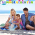 LNCOJOLM 4-12, Wood Handle Beach Shovel Snow Toy for Kids Digging, Sand Spade Sandbox Toy for Kids Safe Plastic Garden