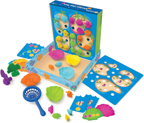 Set 44 3+ Set, Learning Resources Under the Sea Sorting - Pieces, Age Toddler Activities, Educational Toys Color