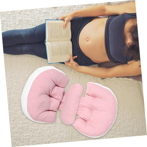 Kisangel U Shaped Pregnancy Pillow for Side Sleeping Multifunctional Maternity Support for Belly and Back Pain Relief
