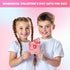 Gocozer 30Pack Valentines Day Gifts Cards for Kids School with Fidget Toys Sensory Rings, Fidget Ring Sensory