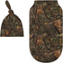 Camo Newborn Swaddle Blankets, Soft Baby Receiving Wrap Sleeping Sack for Boys & Girls