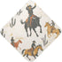 WELLDAY 30x30 Inch Western Cowboy Hooded Baby Bath Towels, Cotton Soft Hooded Towel for Babies - Absorbent Baby Bath