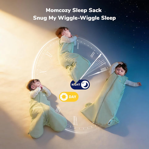 Momcozy 1224 1.5 Sleep Sack for Toddler Months, TOG Baby Wearable Blanket with Supportive Plush Filling, Two-Way Zipper