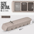 100% (4 Sets 1 oz/6 Silicone Ice Cube Freezer Tray with Lid, Food-Grade Platinum Silicone,Leak Resistance & Dishwasher