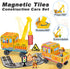 Set 19 Set 3 4 5 6 7 8+ Set Magnetic Tiles Cars Construction - PCS Magnetic Tiles Magnet Bricks Truck Sensory Toys