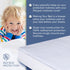 25 38 5 Waterproof Kids Portable Crib Mini Crib Mattress Protector x x in. Baby Mini Vinyl Crib Cover with Zipper