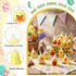 100 Zhanmai Pcs Mini Plush Animal Toys Bulk Small Chick Keychain Party Favors Stuffed Small Animals for Easter Egg