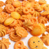 60Pcs X Hot Popcorn Fake Cookies Mini Fake Cookies Artificial Pastries Food Fake Biscuits Model for DIY Craft Home