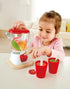Set Hape Smoothie Blender | Multicolor Kitchen Smoothie Machine Play Complete with Cups & Straws