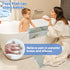 BXUYAOXMC Elbow Set, 4 Elbows Baby Bath Kneeler and Rest Pad Extra Large Memory Foam Kneeling Pad with Toy Storage