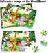 Wooden Jigsaw Puzzles for Kids Ages 3-5, 24-30 Pieces Educational Learning Toys for Boys and Girls