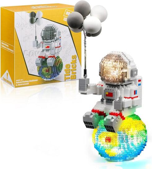 Finger Rock Astronaut Mini Bricks Miniature Building Set Micro Building Kits for