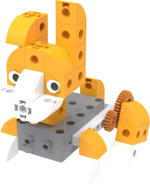 8 Thames & Kosmos Kids First Robot Pet Shop: Owls, French Bulldogs, Sloths & More! STEM Experiment Kit for Young