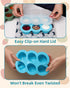 6 3 Baby Food Freezer Tray with Lid, x Ounce Silicone Freezer Molds Storage Container for Homemade Baby Food, Breast