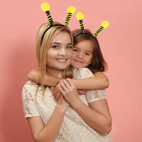 Yaomiao 8 Pieces Bee Antenna Headbands - Tentacle Hair Bands for Kids Women Halloween Cosplay Costume Accessories Party