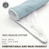 100% Cotton Baby Bibs, Muslin Bibs for Drooling & Teething, Suitable for Boys & Girls