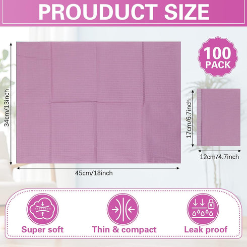 100pcs 2-ply Commercial Threlaco Disposable Changing Liner Baby Changing Station Pad Disposable Changing Pads Diaper