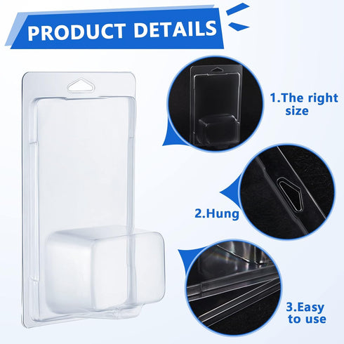 Tatuo 12 Pieces Protector Case for Hot Wheels, Compatible with Protector Packs, 6.5" x 4.25"