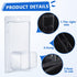 Tatuo 12 Pieces Protector Case for Hot Wheels, Compatible with Protector Packs, 6.5" x 4.25"