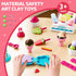 Beby Buty 80 Set 3 4 5 6 3-5 4-8 Ice Cream Toys Air Dry Clay Kit for Kids, PCS Ice Cream Shop Food Toys for Girls Years