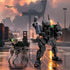 6020 K9 14+ MyBuild Armed Forces Alpha Pathfinder Recon Tactical Mech with Scout Drone & Support Bot | Articulated