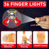 36 PCS Rock LED Finger Lights Music Party Favors Glow in the Dark Light Up Finger Lights Guitar Themed Toys Bulk