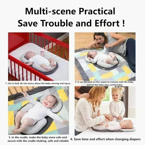 FOBSERD Tummy Lounger Pillow for Infant Cushion Reflux Breastfeeding Pillow, Bottle Feeding, Time