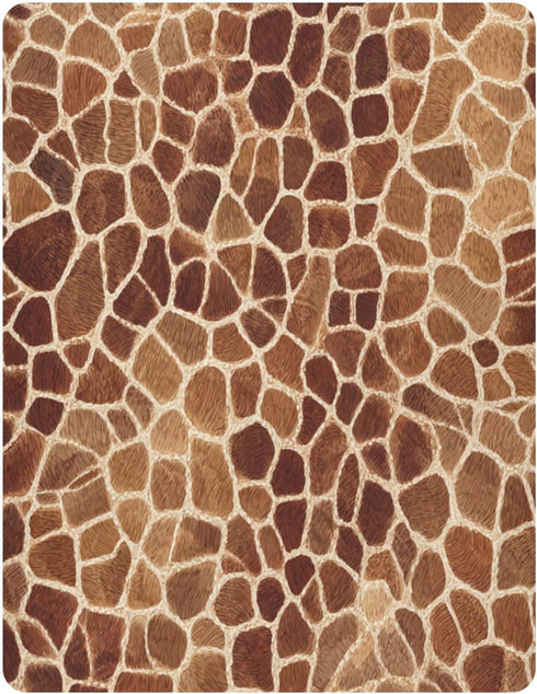 Pigsaly 27x39 Inch Crib Sheets Vintage Brown Giraffe Skin Baby Sheet for Standard Crib Mattress Boys Girls Toddler Bed