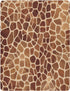 Pigsaly 27x39 Inch Crib Sheets Vintage Brown Giraffe Skin Baby Sheet for Standard Crib Mattress Boys Girls Toddler Bed