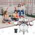 Set, 5 Set Kids Drum PCS Drums for Kids with Stool Mini Band Drum Musical Instruments Toys Birthday for Toddlers Boys