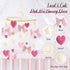 Baby Mobile for Crib Pink Bow Baby Crib Mobile for Girls Handmade Coquette Bow Nursery Decor for Infant Bedroom Hanging