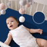 VitalCozy 4 Set 52 28 8 Inches Pcs Baseball Crib Sheet Newborn Bedding Nursery Baby Sheets for Girl Boys Baby Gifts