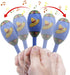 12 6 JOYIN Mini Wooden Fiesta Maracas Designs Noisemaker for Mexican Fiesta, Cinco De Mayo Party Favors, Musical Fun
