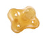 1 Count (0-6 Sweetie Rubber Pacifier STAR SHAPE RUBBER Natural Rubber with Rounded Nipple small)