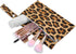 Haskirky 2 Leopard Print Brown Pcs Cloth Diaper Wet Dry Bags,Waterproof and Washable Bag for Travel Reusable Wet Bag