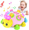 Coqin Baby Crawling Toys 6-12 Months,Musical Ladybug Crawling Toy for Infants 0-3-6 7
