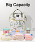 Ybberik Backpack Diaper Bag with Insulated Pockets, Stroller Straps, USB Charging Port, Large Lightweight Diaper Bag