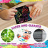 ZMLM Stocking Stuffers Gift for Kids, 165 Holographic Rainbow Scratch Paper Art Mini Notes Cards, Party Favor Supplies
