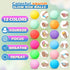 ASPULU 72Pcs Set Pack Stress Balls for Adults and Kids - Squishy Ball Sensory Fidget Toys for Anxiety Relief - Squeeze