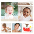 100% 6 Pack 12x12in Yoofoss Muslin Baby Washcloths Cotton Face Towels Wash Cloths for Baby Soft and Absorbent Baby