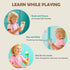 Set 2 3 4 Counter 2-4 3-5 Ice Cream Play for Kids - Gifts for Year Old Girls, Ice Cream Toy Shop Pretend Play Food