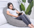 1 MIDDLE ONE Pregnancy Pillow, C Shaped Full Body Pillow for Maternity Support and Pregnant Women Sleeping with Velvet