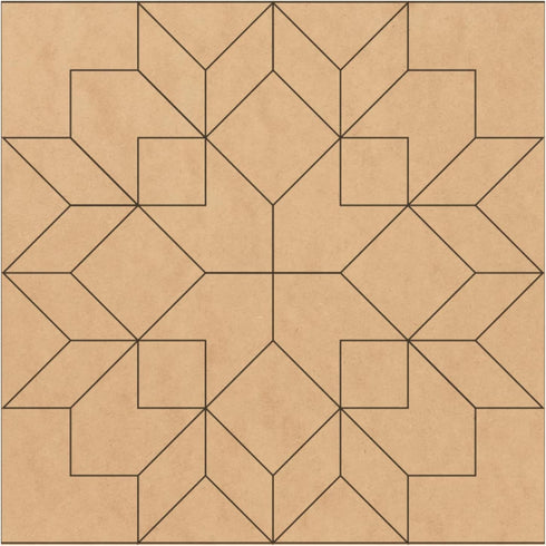 AVTRBoutique Barn Quilt Stencil Kit | Unfinished Wood Quilt Block Painting Sign |