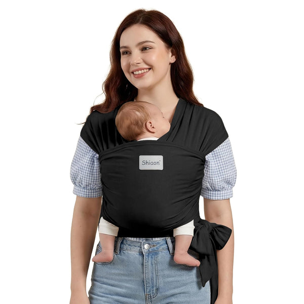 Baby Wrap Carrier, Baby Carrier Wrap Newborn(7-35lbs), Cotton Baby Sling Carriers Wearing