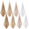 SmoothNovelty 8 Pcs Baby Washcloths for Newborn 12 x 12 Inch Muslin