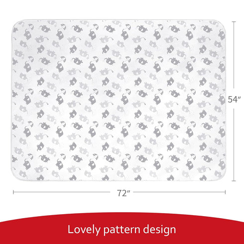 54X72 Inch Large Splat Mat for Under High Chair/Arts/Crafts/Playtime, Moonsea High Chair Mat for Floor Non Slip