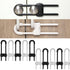 Jetec 10 Pieces Adjustable Cabinet Locks for Babies, U-Shaped Childproof Latch for Kitchen Door Storage Cupboard