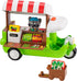 Klorofil 6pc Playset, 18Mo+ Timber Tots: Food Truck - Mobile Vehicle Shop & Character Racoon Animal Figurine