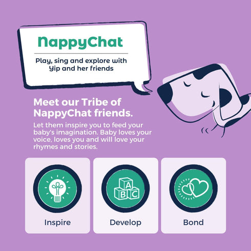 3 (42 100% Mum & You Nappychat Premium Performance Eco Diapers, Size Diapers) Smart Tube Technology. Leak Protection.