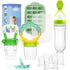 Baby Fruit Feeder & Breastmilk Popsicle Molds, WAJIAYON Silicone Baby Food Storage Containers and Teether